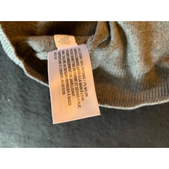 Merona Womens Size XXLarge Grey Cardigan With Sequin Shoulders - Picture 5 of 10